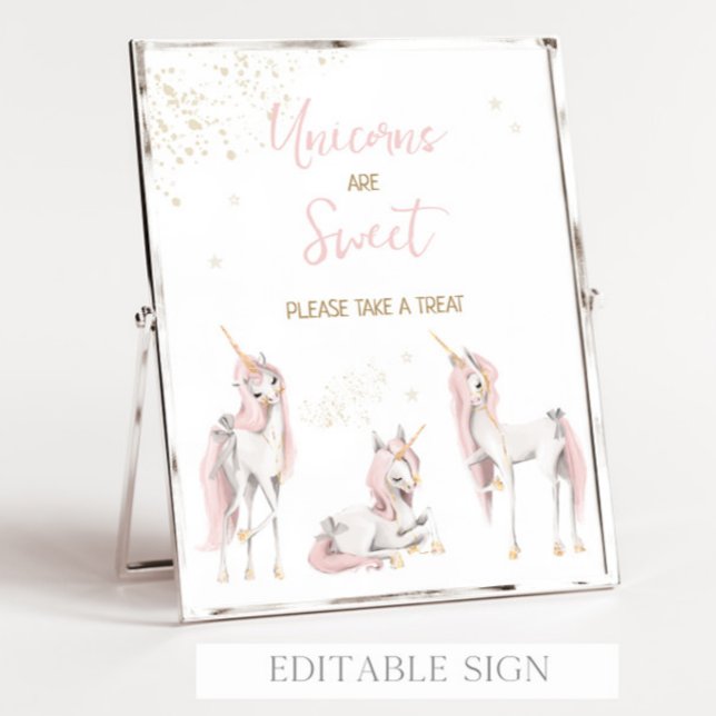 Undertecknande av favoriter i Magic Unicorn Birthd Poster (Skapare uppladdad)