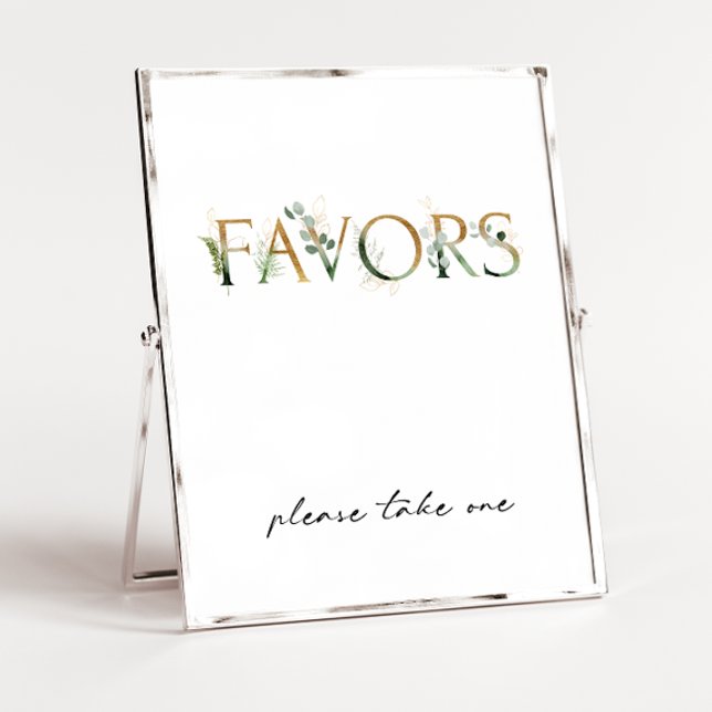 Undertecknande av favoriter i Modern Grey och Guld Poster (Skapare uppladdad)