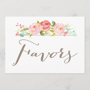 Undertecknande av favoriter i Ro Garden Wedding Inbjudningar