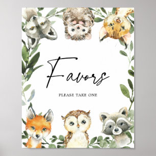 Undertecknande av favoritfavoriter för lilla trädb poster