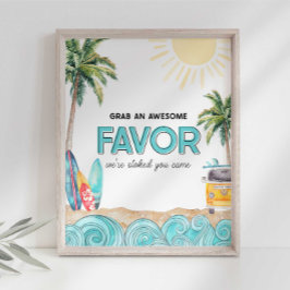 Undertecknande av favoritgrupp för surfa-Tack Fototryck