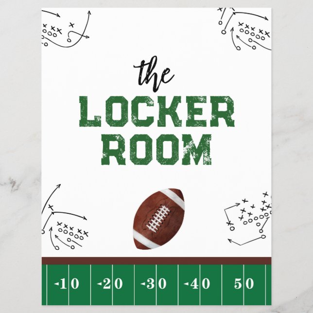 Undertecknande av fotboll i Party Reklamblad (Framsidan)