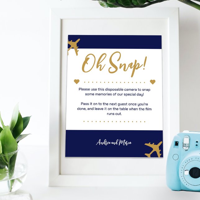 Undertecknande av omedelbar kamera för påstignings poster (wedding instant camera sign, boarding pass wedding invitaition suite
)