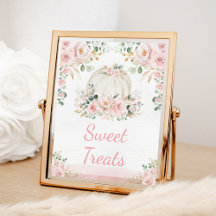 Undertecknande av  pumpkin Ro Guld Sweet Treats