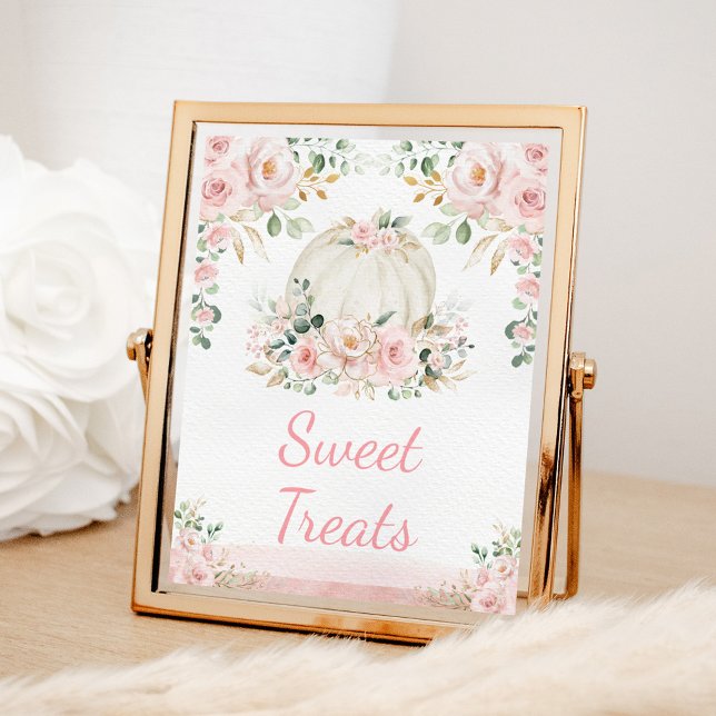 Undertecknande av  pumpkin Ro Guld Sweet Treats Poster (Skapare uppladdad)