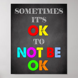 Undertecknande av rådgivningskontor, OK om du inte Poster