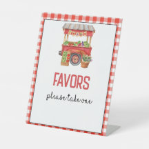 Undertecknande av Red Farmers Market Födelsedagsfe