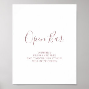 Undertecknande av Ro Guld Open Pub Poster