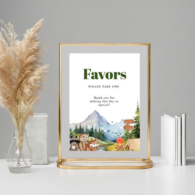 Undertecknande av rustiska trädjord för babyduschf poster (Skapare uppladdad)