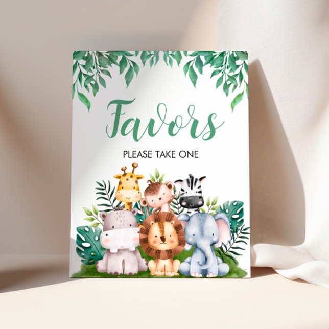Undertecknande av Safari Animals-favoriter | Vild  Poster (Skapare uppladdad)