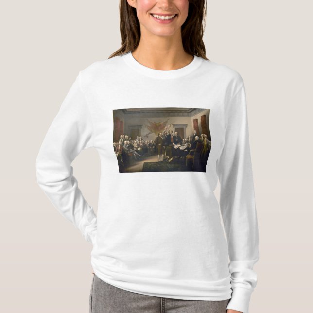 Undertecknande av självständighetsförklaringen, 4  t shirt (Framsida)
