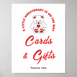 Undertecknande av små skjortor och babyskor poster