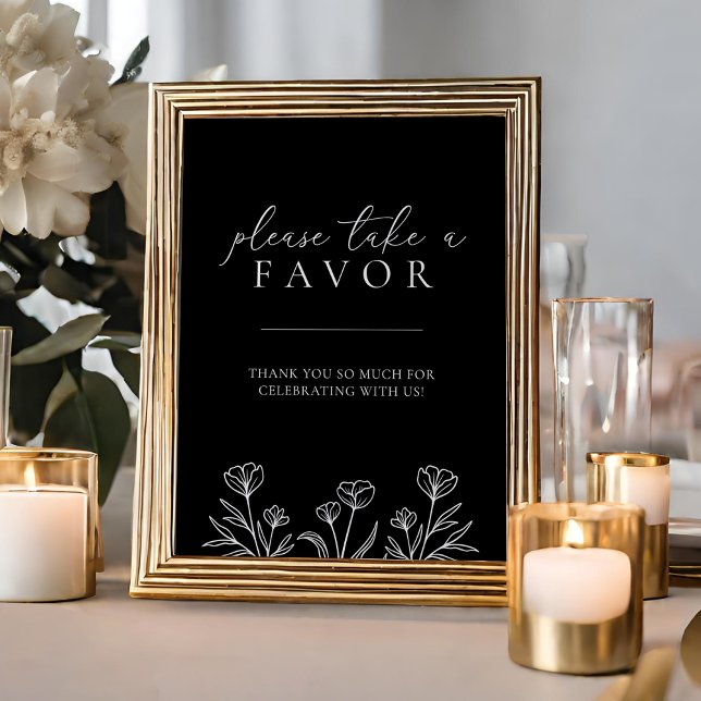 Undertecknande av Svart modern Blommigt-bröllop Poster (Skapare uppladdad)