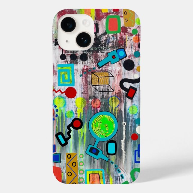Undertecknande av Times iphone case (Baksida)