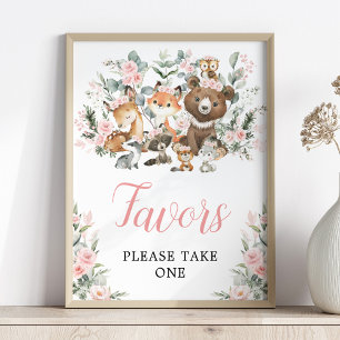 Undertecknande av trädjord för Blommigt Poster