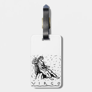 Undertecknar astrologisk Zodiac för Bagagebricka