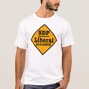 Undertecknar den frisinnade alliansen för SDP T-shirt