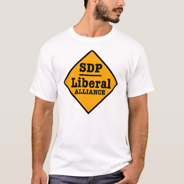 Undertecknar den frisinnade alliansen för SDP T-shirt (Framsida)