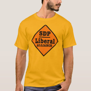 Undertecknar den frisinnade alliansen för SDP Tröja