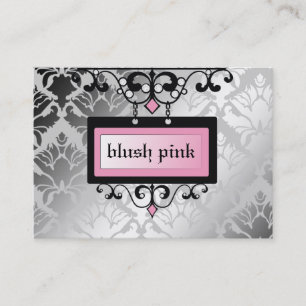 undertecknar den rosa boutiquen 311-Blush Visitkort