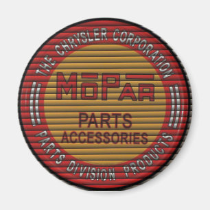 undertecknar det retro garage för mopar blinder magnet