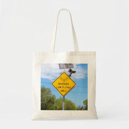 Undertecknar låga flygugglor för varning toto tygkasse