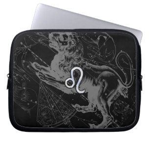Undertecknar lik Leo för kromen Zodiac på Heveli Laptop Fodral