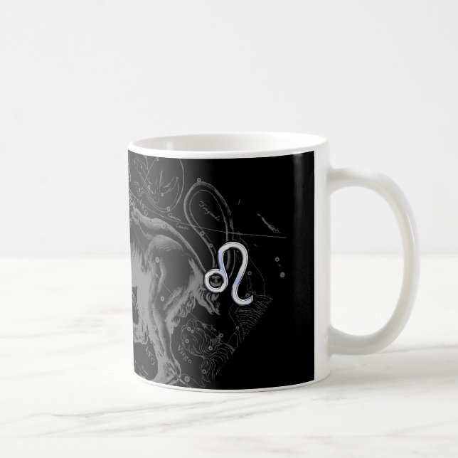 Undertecknar lik Leo för kromen Zodiac på Hevelius Kaffemugg (Höger)