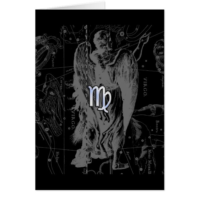 Undertecknar lik vågZodiac för kromen på Hevelius Hälsningskort (Framsidan)