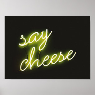 UNDERTECKNAR LJUST NEON "FÖR NÅGOT ATT SÄGAOST" POSTER