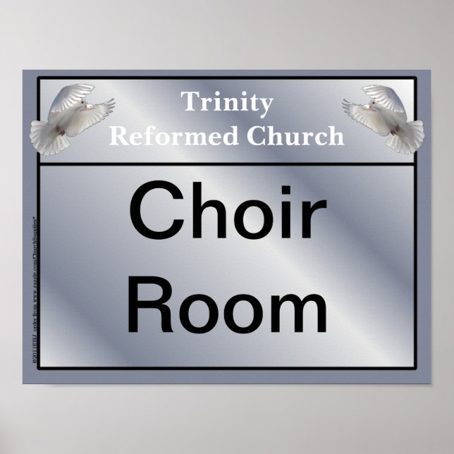 Undertecknare för Insida kyrka Poster (Framsidan)