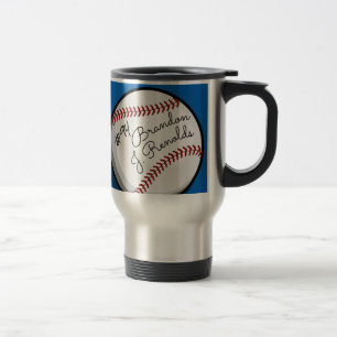 Undertecknat baseball skräddarsy namn resemugg