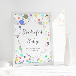 Undertecknet "Bokar för baby" | Gender för att vis Poster