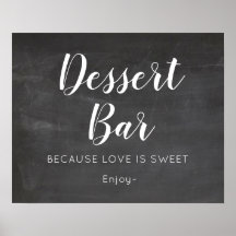 Undertecknet Bröllop Dessert Pub