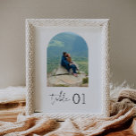 Undertecknet för det minimalistiska Bordsnumret i  Poster<br><div class="desc">Upptäck vår Stella Collection-allyr, som är noggrant utformad för att infektera din babydusch med en luft av modern minimalism och en aning edgy sofistikering. Designad för att sömlöst blanda bohemisk charm med tidlös elegans, garanterar denna mångsidiga samling att upphöja estetiken i vilken stil babydusch som helst och förvandla firande till...</div>
