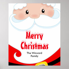 Undertecknet jultomten jul Party Poster