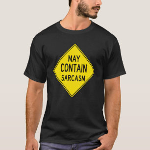 Undertecknet Kärlek Sarcasm (Sarkastic Caution) T Shirt