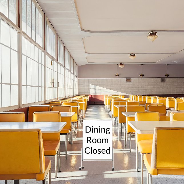 Undertecknet Poster för stängt minimalistserverrum (Skapare uppladdad)