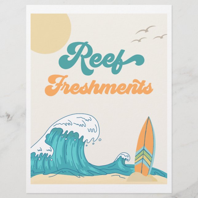 Undertecknet Reef Freshments Surfa Party | |Surfan (Framsida)