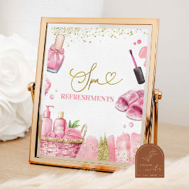 Undertecknet Spa Refshments Party Poster