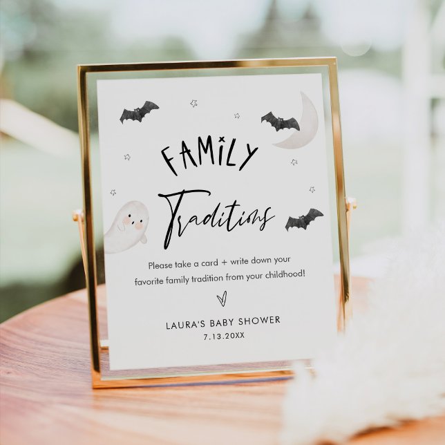 Undertecknet SUGARBOO Halloween Family Traditions  Poster (Skapare uppladdad)