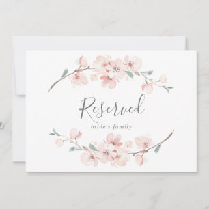 Undertecknet vår Cherry Blommar Reserved Sign