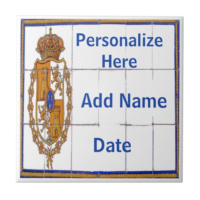 Underteckningsbrickor för New Orleans Fransk Quart Kakelplatta (Framsidan)