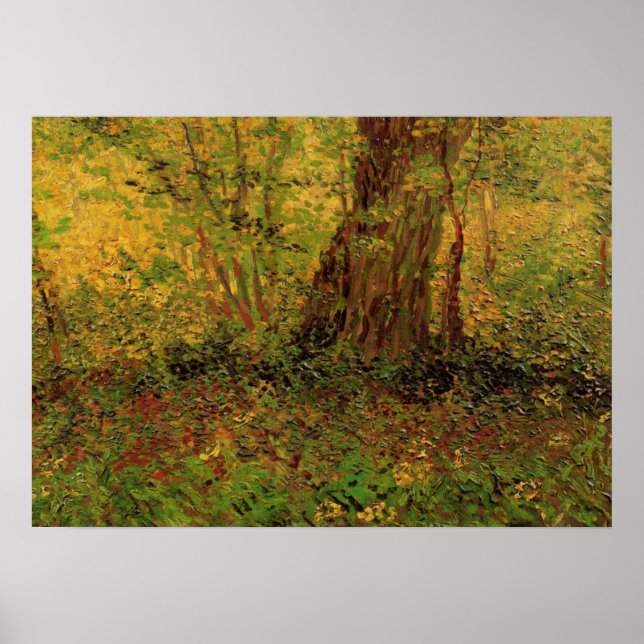 Undertillväxt av Vincent van Gogh Poster (Framsidan)