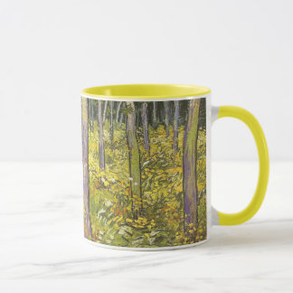 Undertillväxt med två Figurer Van Gogh Fine Art Mugg