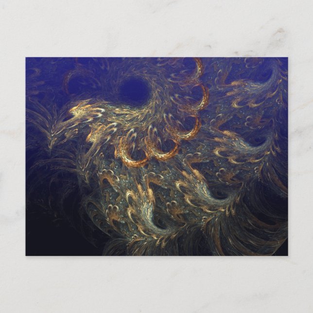 Undertow Fractal Vykort (Framsida)