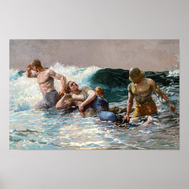 Undertow | Winslow Homer | Poster (Framsidan)