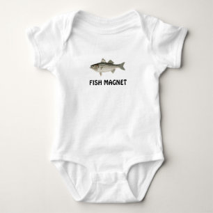 Undertröjor i Fish Magnet baby T Shirt
