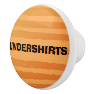 Undertröjor Orange Akvarell Ränder Knopp