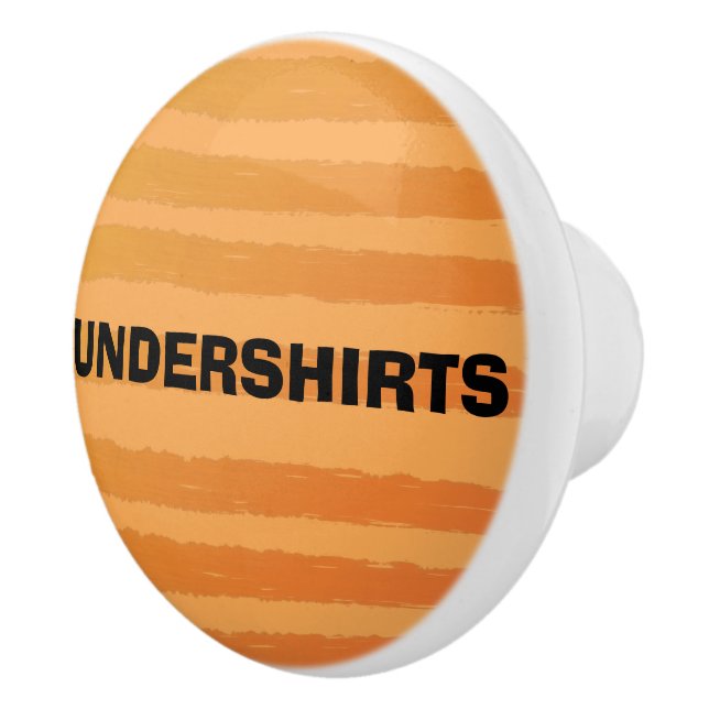 Undertröjor Orange Akvarell Ränder Knopp (Höger)